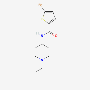 5-bromo-N-(1-propylpiperidin-4-yl)thiophene-2-carboxamide