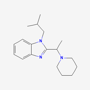 1-isobutyl-2-(1-piperidin-1-ylethyl)-1H-benzimidazole