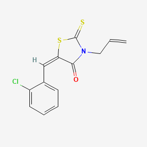 3-allyl-5-(2-chlorobenzylidene)-2-thioxo-1,3-thiazolidin-4-one