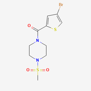 (4-BROMO-2-THIENYL)[4-(METHYLSULFONYL)PIPERAZINO]METHANONE