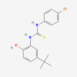 N-(4-bromophenyl)-N'-(5-tert-butyl-2-hydroxyphenyl)thiourea