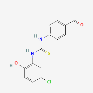 N-(4-acetylphenyl)-N'-(5-chloro-2-hydroxyphenyl)thiourea