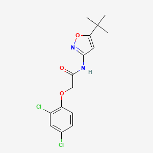 2-(2,4-DICHLOROPHENOXY)-N-[5-(2-METHYL-2-PROPANYL)-3-ISOXAZOLYL]ACETAMIDE