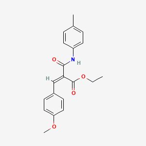 ethyl 3-(4-methoxyphenyl)-2-{[(4-methylphenyl)amino]carbonyl}acrylate