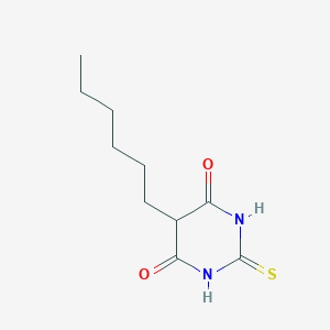 5-hexyl-2-thioxodihydro-4,6(1H,5H)-pyrimidinedione