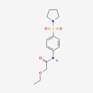 2-ETHOXY-N-[4-(PYRROLIDINE-1-SULFONYL)PHENYL]ACETAMIDE