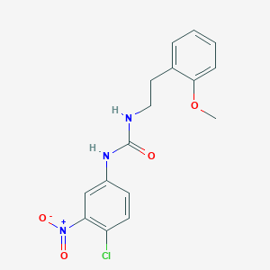 N-(4-chloro-3-nitrophenyl)-N'-[2-(2-methoxyphenyl)ethyl]urea