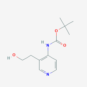 B048303 2-[4-(Boc-amino)-3-pyridyl]ethanol CAS No. 219834-80-7