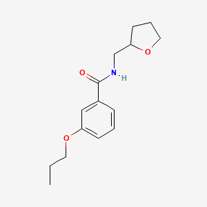 N-(oxolan-2-ylmethyl)-3-propoxybenzamide