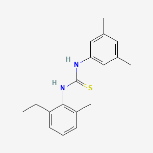 N-(3,5-dimethylphenyl)-N'-(2-ethyl-6-methylphenyl)thiourea