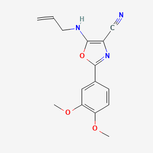 5-(allylamino)-2-(3,4-dimethoxyphenyl)-1,3-oxazole-4-carbonitrile