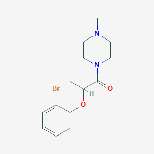 2-(2-Bromophenoxy)-1-(4-methylpiperazin-1-yl)propan-1-one