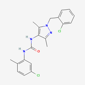 N-[1-(2-chlorobenzyl)-3,5-dimethyl-1H-pyrazol-4-yl]-N'-(5-chloro-2-methylphenyl)urea