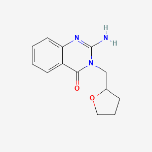 2-amino-3-(tetrahydrofuran-2-ylmethyl)quinazolin-4(3H)-one