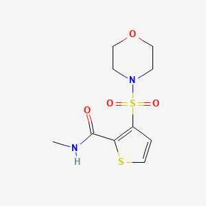 N-methyl-3-(4-morpholinylsulfonyl)-2-thiophenecarboxamide