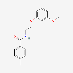 N-[2-(3-methoxyphenoxy)ethyl]-4-methylbenzamide