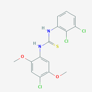 N-(4-chloro-2,5-dimethoxyphenyl)-N'-(2,3-dichlorophenyl)thiourea