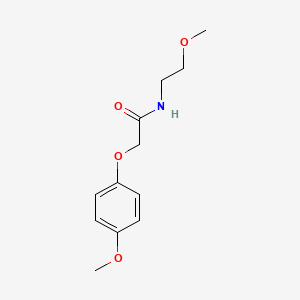 N-(2-methoxyethyl)-2-(4-methoxyphenoxy)acetamide