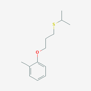 1-Methyl-2-(3-propan-2-ylsulfanylpropoxy)benzene