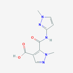 1-methyl-5-{[(1-methyl-1H-pyrazol-3-yl)amino]carbonyl}-1H-pyrazole-4-carboxylic acid