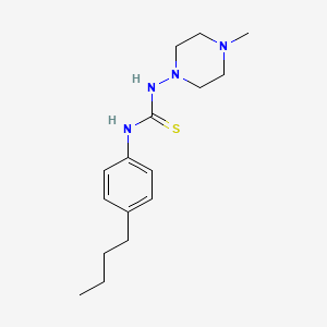 molecular formula C16H26N4S B4831327 1-(4-Butylphenyl)-3-(4-methylpiperazin-1-yl)thiourea 