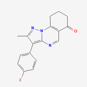 3-(4-fluorophenyl)-2-methyl-8,9-dihydropyrazolo[1,5-a]quinazolin-6(7H)-one