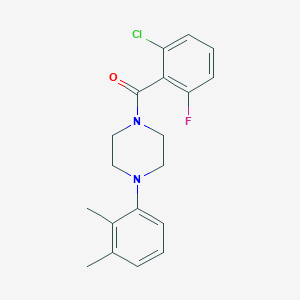 (2-CHLORO-6-FLUOROPHENYL)[4-(2,3-DIMETHYLPHENYL)PIPERAZINO]METHANONE