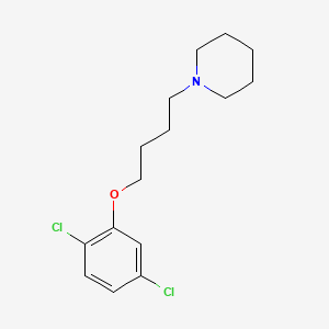 molecular formula C15H21Cl2NO B4831376 1-[4-(2,5-dichlorophenoxy)butyl]piperidine 