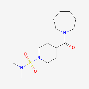 4-(1-azepanylcarbonyl)-N,N-dimethyl-1-piperidinesulfonamide