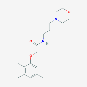 N-[3-(4-morpholinyl)propyl]-2-(2,3,5-trimethylphenoxy)acetamide