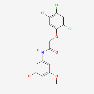 molecular formula C16H14Cl3NO4 B4831672 N-(3,5-dimethoxyphenyl)-2-(2,4,5-trichlorophenoxy)acetamide 