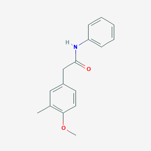 molecular formula C16H17NO2 B4831752 2-(4-methoxy-3-methylphenyl)-N-phenylacetamide 