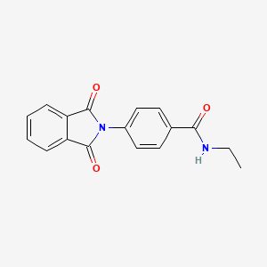 molecular formula C17H14N2O3 B4831762 4-(1,3-dioxo-1,3-dihydro-2H-isoindol-2-yl)-N-ethylbenzamide 