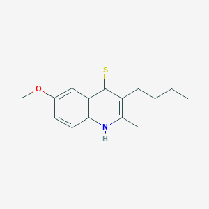 3-butyl-6-methoxy-2-methyl-4-quinolinethiol