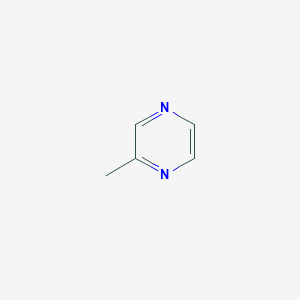 molecular formula C5H6N2 B048319 2-甲基吡嗪 CAS No. 109-08-0