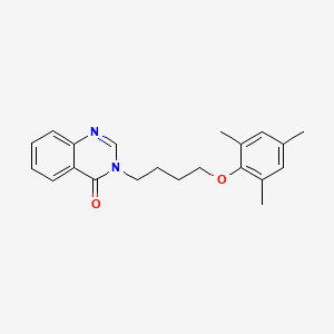 molecular formula C21H24N2O2 B4832216 3-[4-(mesityloxy)butyl]-4(3H)-quinazolinone 