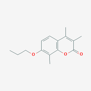 3,4,8-trimethyl-7-propoxy-2H-chromen-2-one