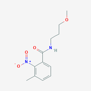 N-(3-methoxypropyl)-3-methyl-2-nitrobenzamide