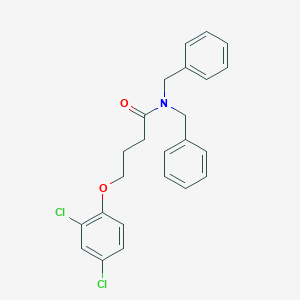 molecular formula C24H23Cl2NO2 B4832376 N,N-dibenzyl-4-(2,4-dichlorophenoxy)butanamide 