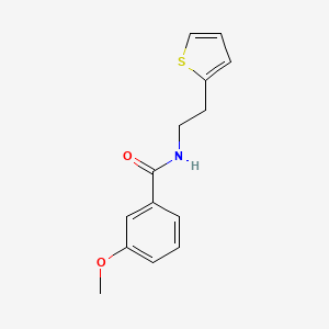 3-methoxy-N-[2-(2-thienyl)ethyl]benzamide