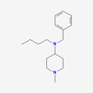 molecular formula C17H28N2 B4832487 N-benzyl-N-butyl-1-methyl-4-piperidinamine 