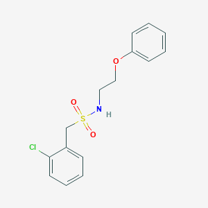 1-(2-chlorophenyl)-N-(2-phenoxyethyl)methanesulfonamide