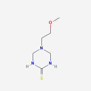 5-(2-methoxyethyl)-1,4,5,6-tetrahydro-1,3,5-triazine-2-thiol