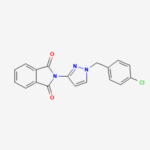 2-[1-(4-chlorobenzyl)-1H-pyrazol-3-yl]-1H-isoindole-1,3(2H)-dione