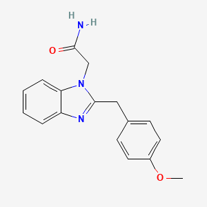 2-[2-(4-methoxybenzyl)-1H-benzimidazol-1-yl]acetamide