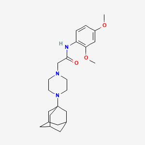 2-[4-(1-adamantyl)-1-piperazinyl]-N-(2,4-dimethoxyphenyl)acetamide