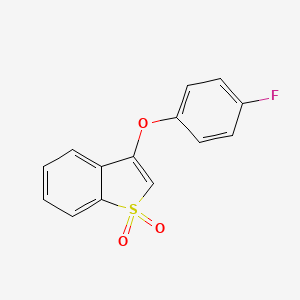 1,1-dioxido-1-benzothien-3-yl 4-fluorophenyl ether