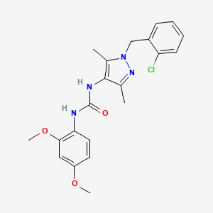 N-[1-(2-chlorobenzyl)-3,5-dimethyl-1H-pyrazol-4-yl]-N'-(2,4-dimethoxyphenyl)urea
