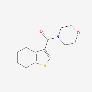 molecular formula C13H17NO2S B4833133 4-(4,5,6,7-tetrahydro-1-benzothien-3-ylcarbonyl)morpholine 