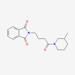 2-[4-(3-methyl-1-piperidinyl)-4-oxobutyl]-1H-isoindole-1,3(2H)-dione